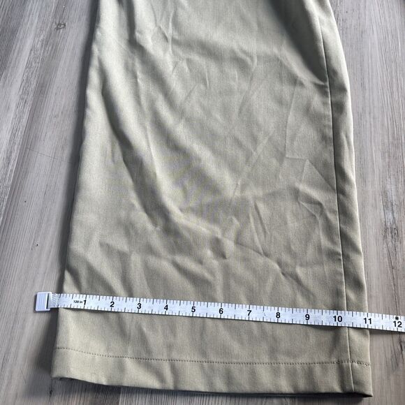 Solado Side Leg Chino Pants Light Sage Green with Tie Waist And Elastic Back XS - Picture 7 of 11
